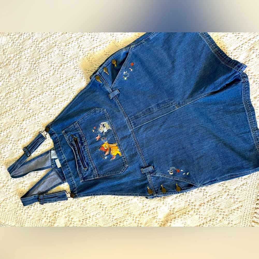 Disney Bambi and Thumper short overalls.